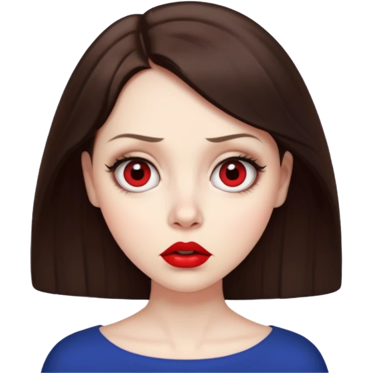 scared lady emoji