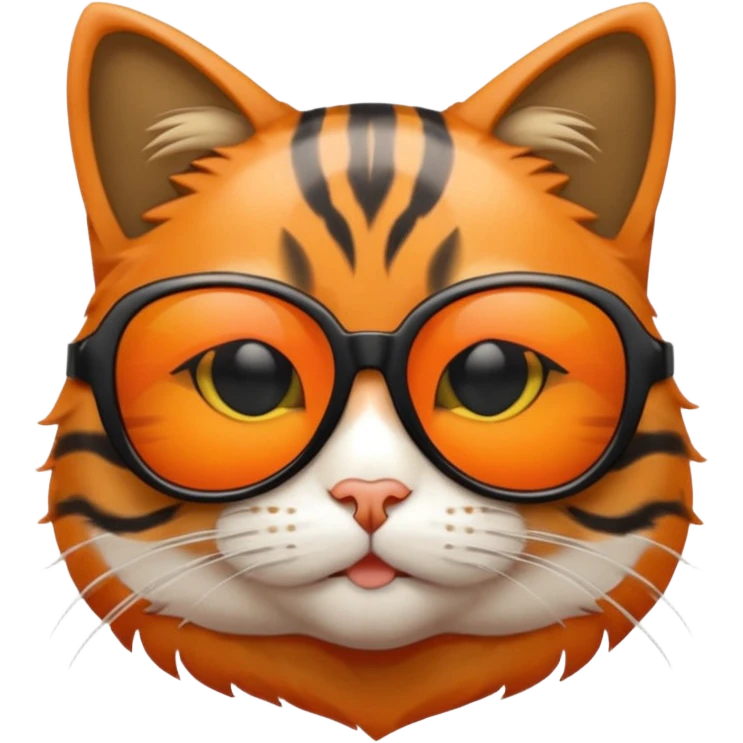 Cat wearing sunglasses emoji