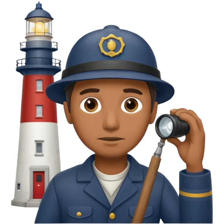 lighthouse Keeper cleaning lens emoji