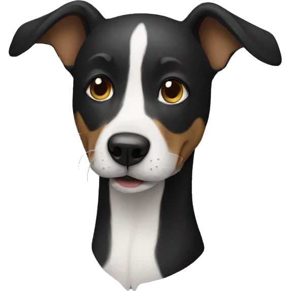 Perro negro  emoji