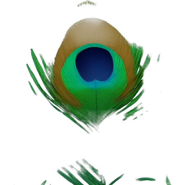 peacock feather emoji