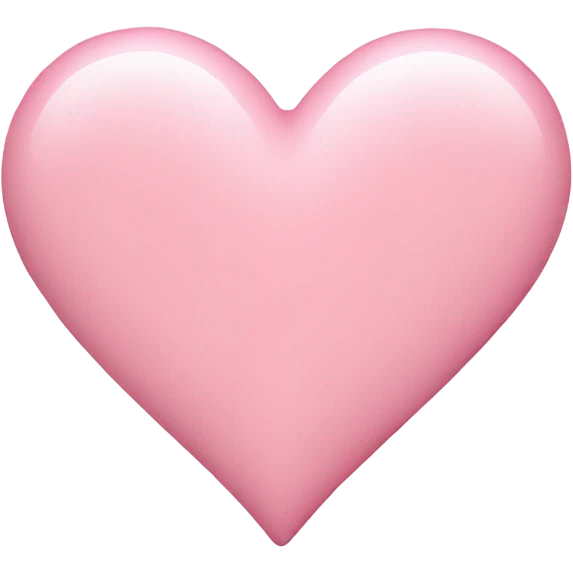 pastel pink heart emoji