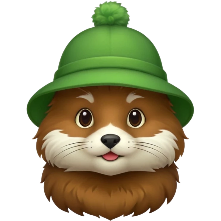 animal with green hat emoji