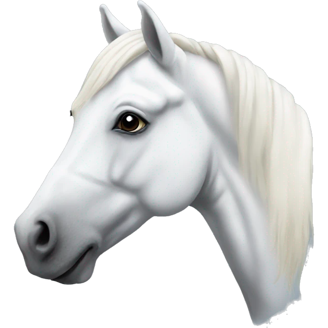 white horse emoji