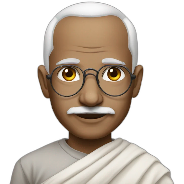 Gandhi emoji