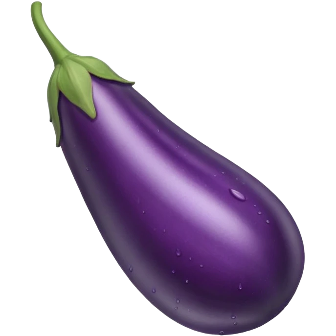 wet eggplant emoji