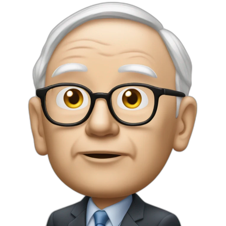 thinking real like 99 years old charlie munger with warren Buffett  emoji