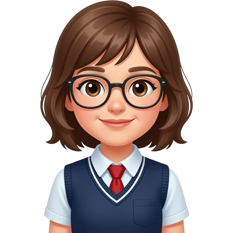 a girl student emoji