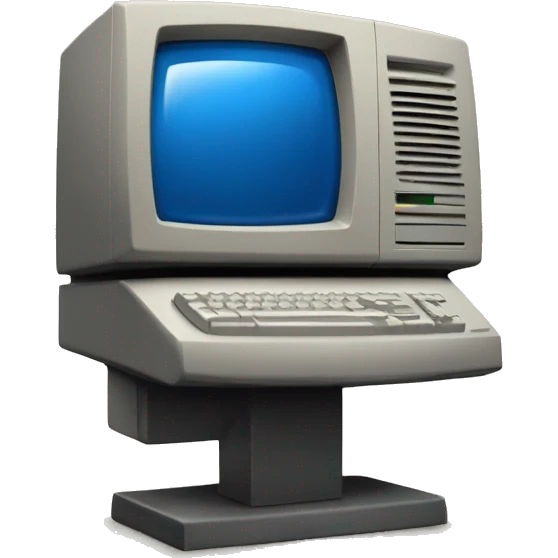 old pc from the 1990s emoji