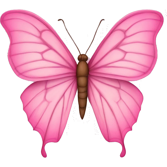 Mariposa rosa emoji