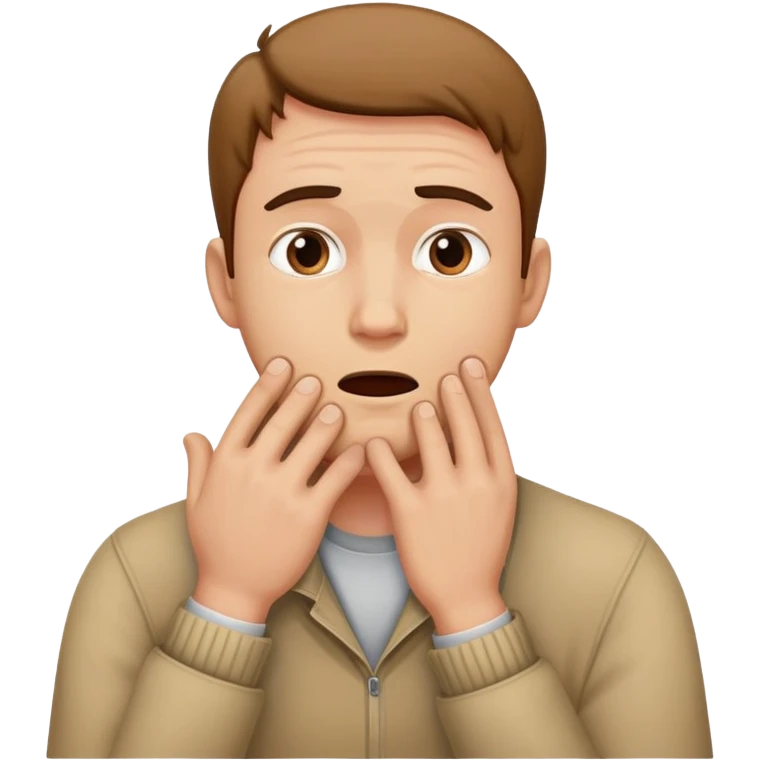 guy with hands going around his throat  emoji