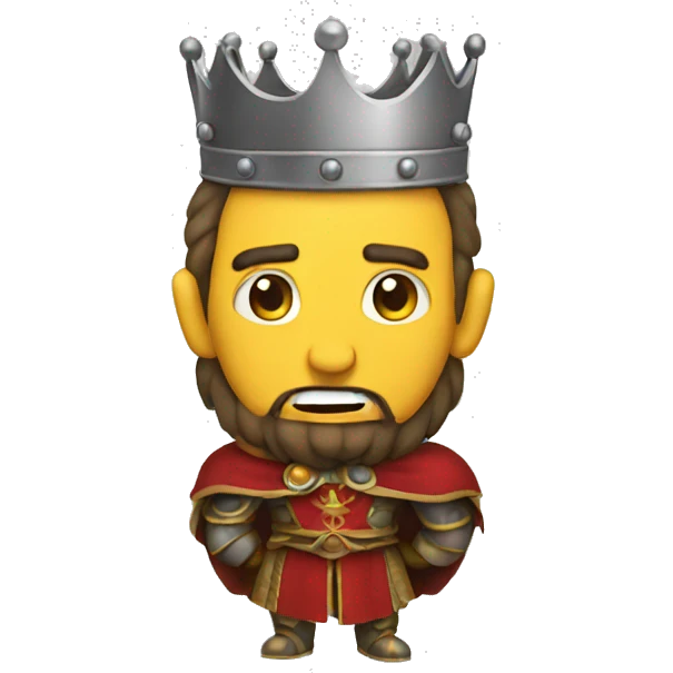 Evil king emoji