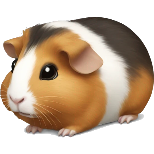 Guineapig very cute but realistic emoji