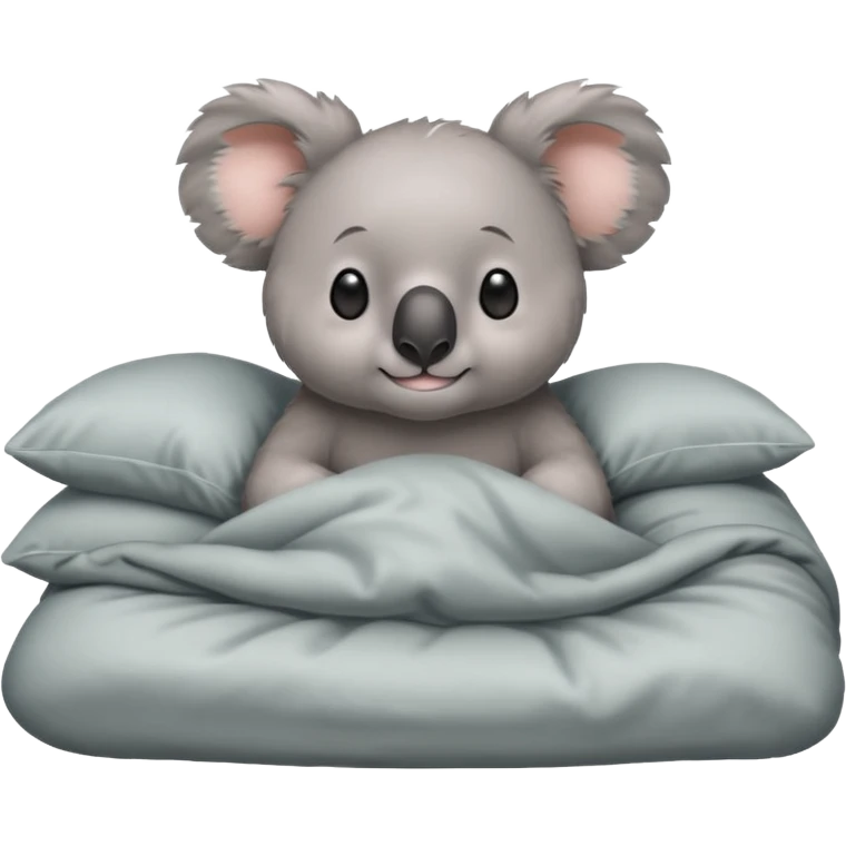 Koala bear laying in bed emoji