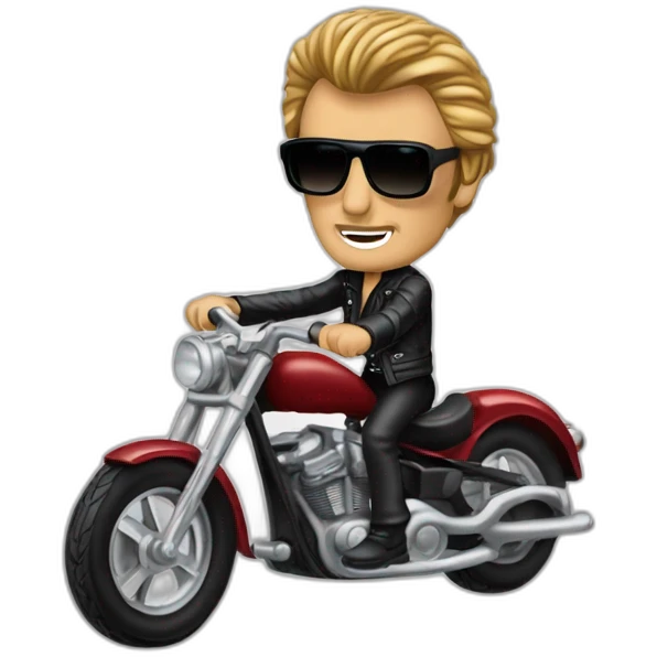 johnny hallyday trotinet emoji