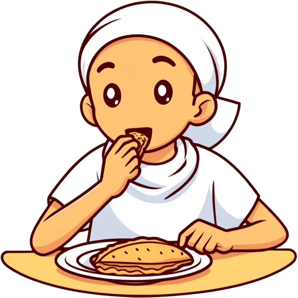 I guy eating injera that is 11 emoji