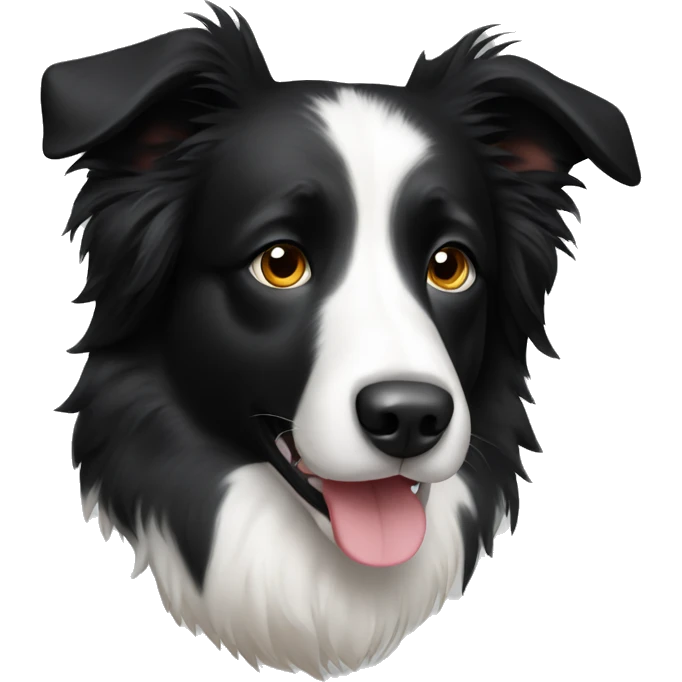 Border collie dog emoji