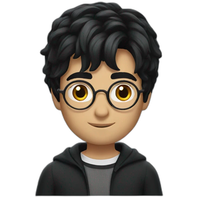 Harry potter black hair emoji