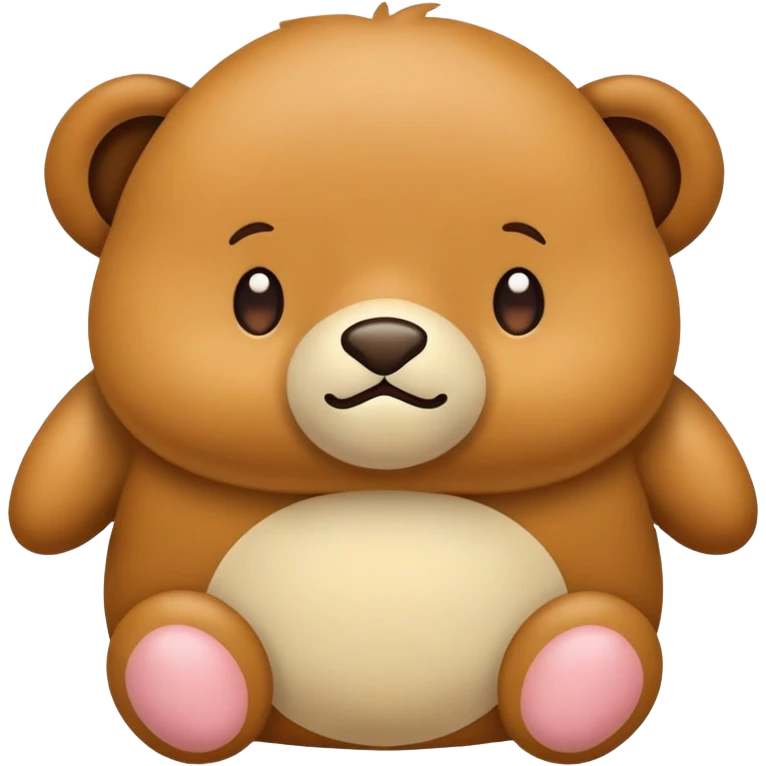 Um ursinho de pelucia pulando emoji