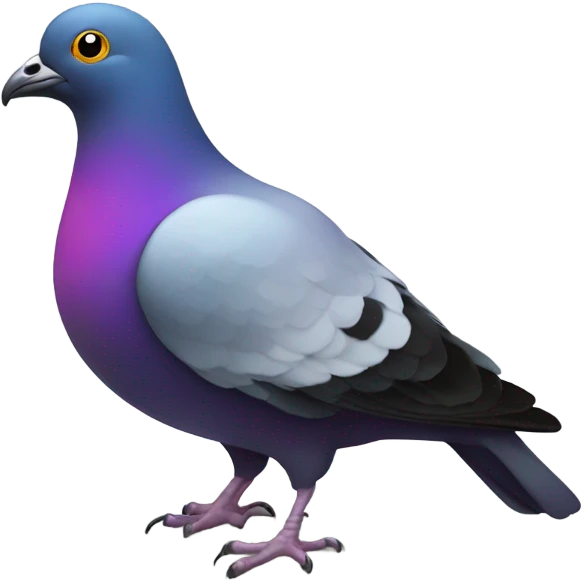 disco pigeon emoji
