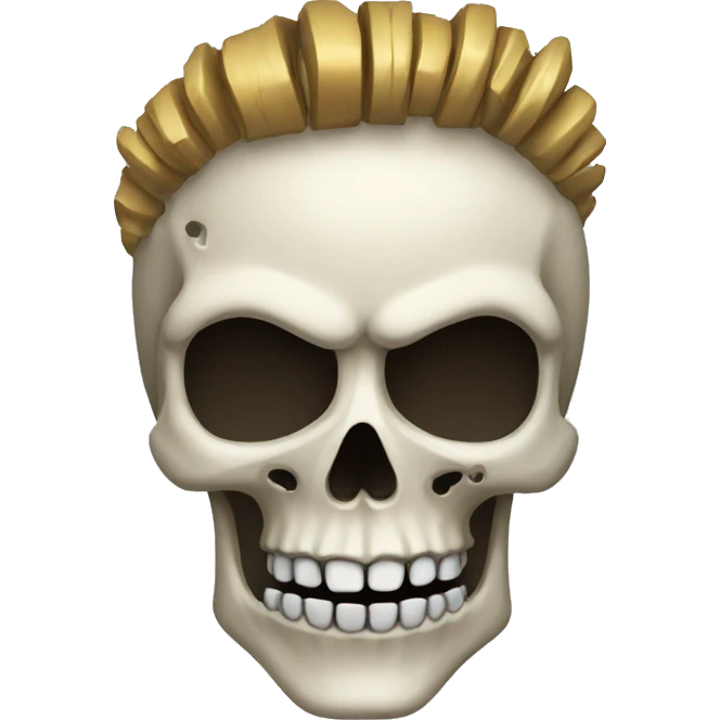 combine skull and smirk emoji emoji