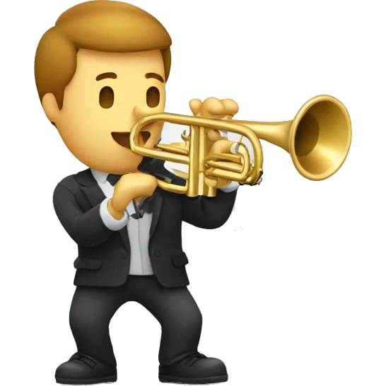 funky jazz trumpet emoji