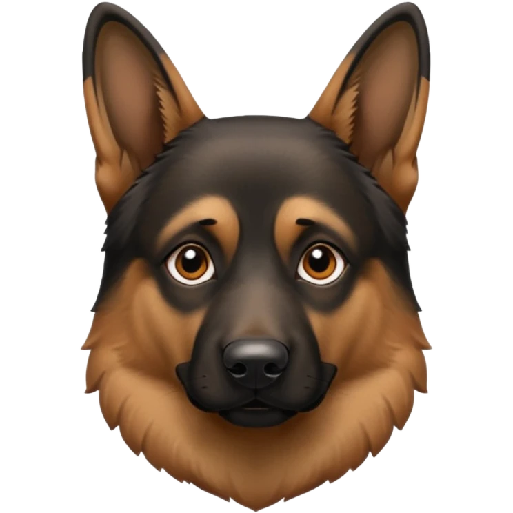 Perro pastor aleman emoji
