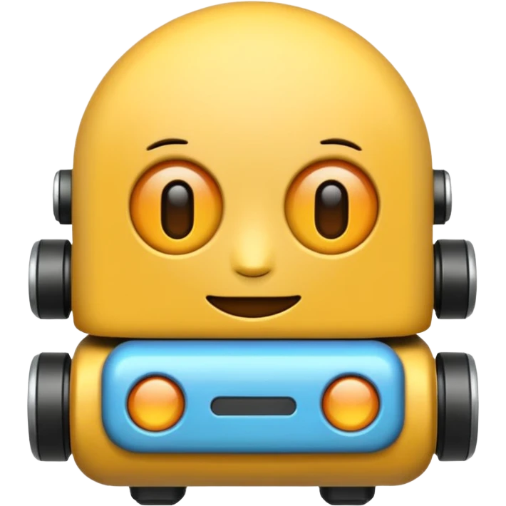 A bot emoji that will be of this color #1e62e2 emoji