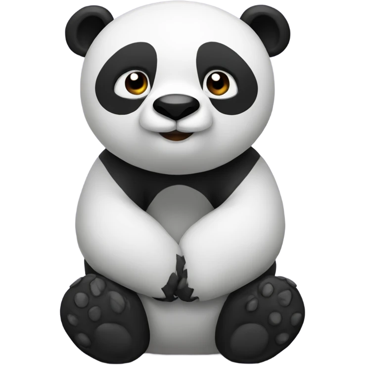 Panda on ozempic emoji