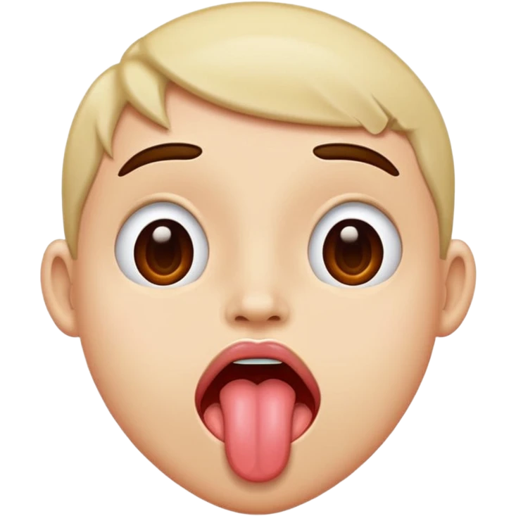 Tongue out emoji