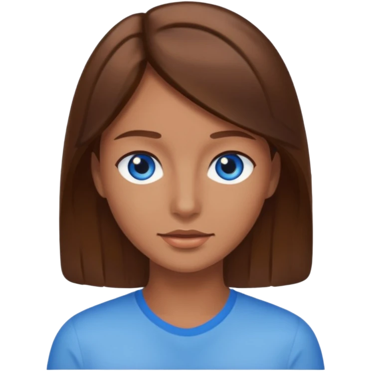 CREATE ME A NICE BOERTJIE BROWN HAIR TANNED SKIN AND BLUE EYES emoji