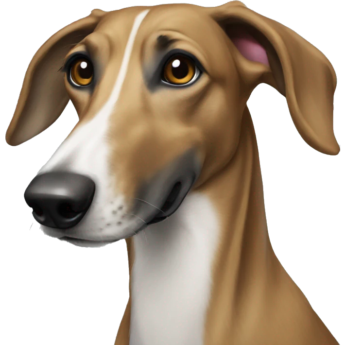 Sighthound black  emoji