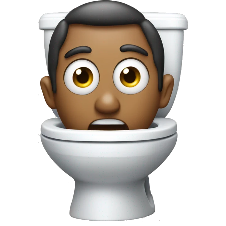 skibidi popping out of toilet emoji