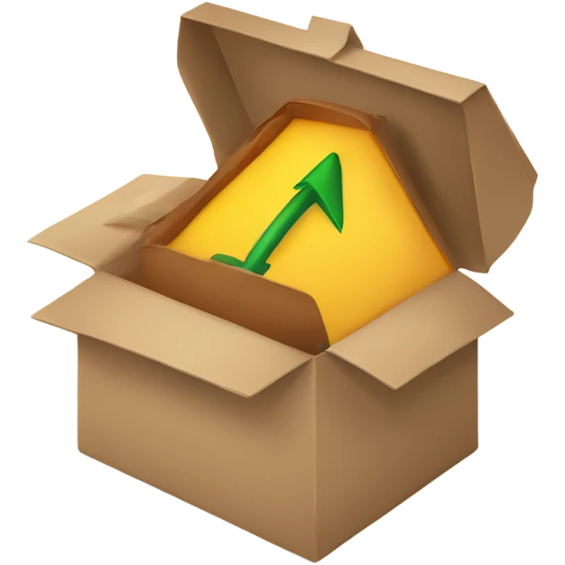 arrow inside box emoji