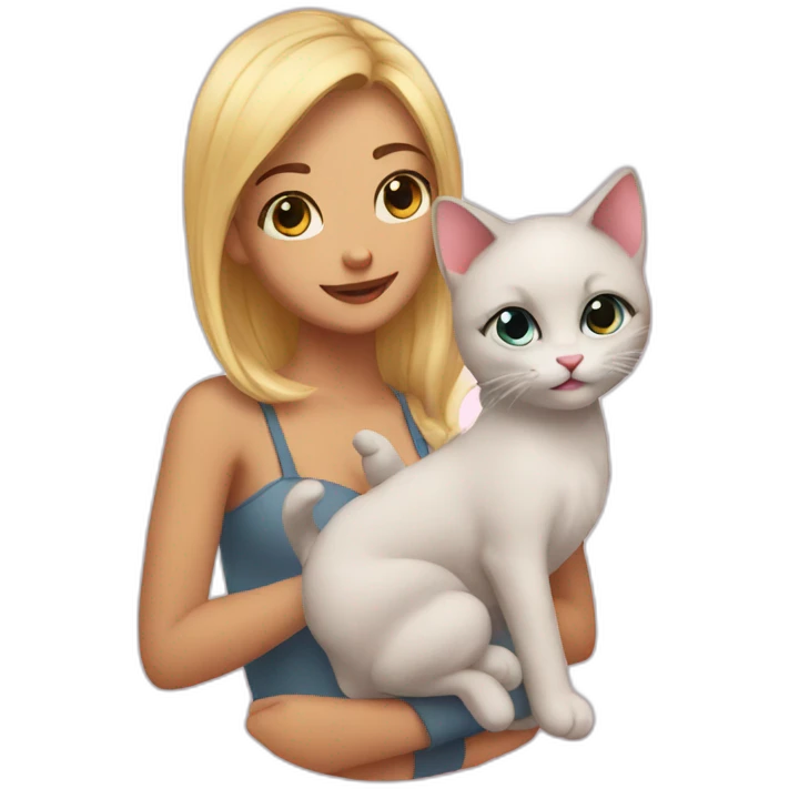 Darling and kitty emoji