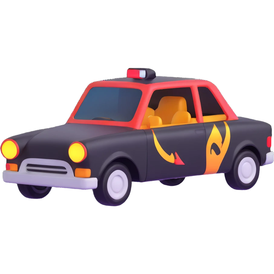 car with energy or power effects emoji