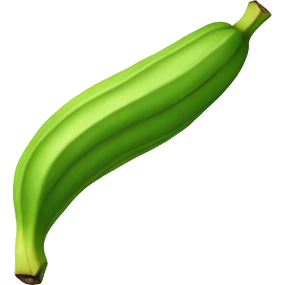 platano verde emoji