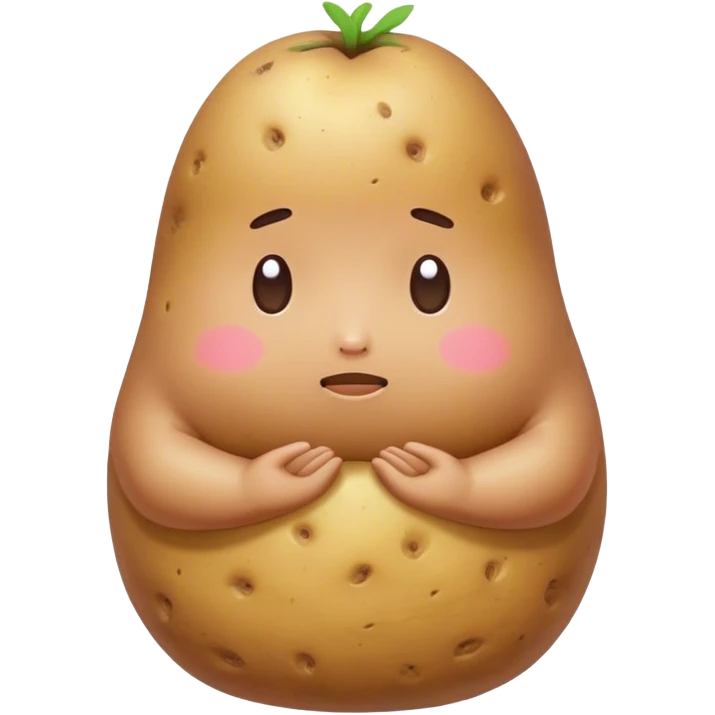 meditater kawaii potato  emoji