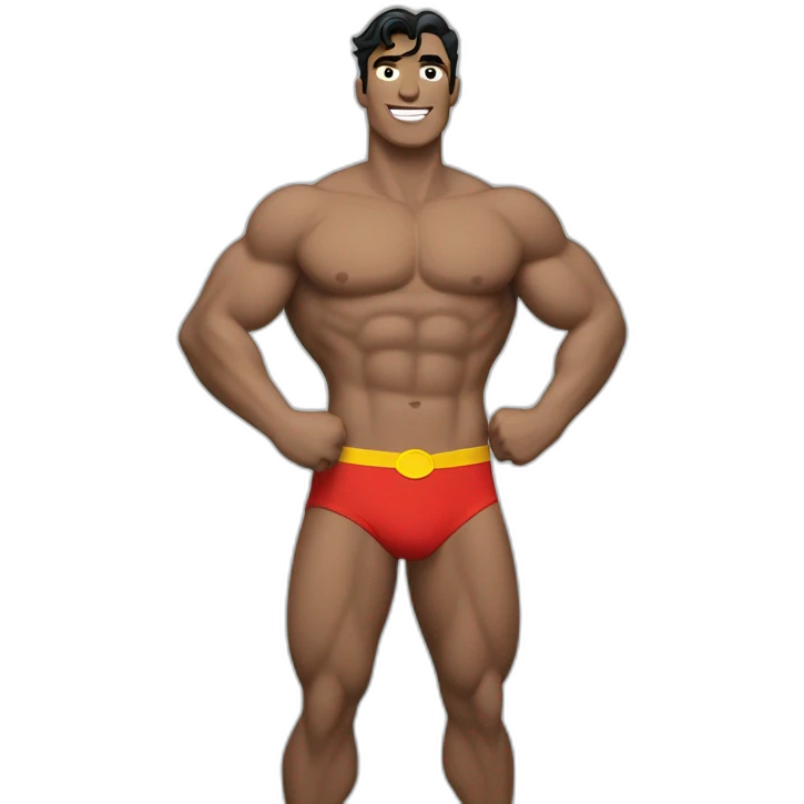 superman in speedo emoji