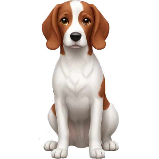 Brittany Dog Breed Full Body emoji