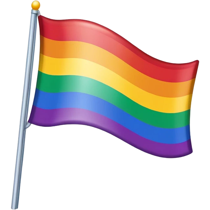 Flag gay emoji