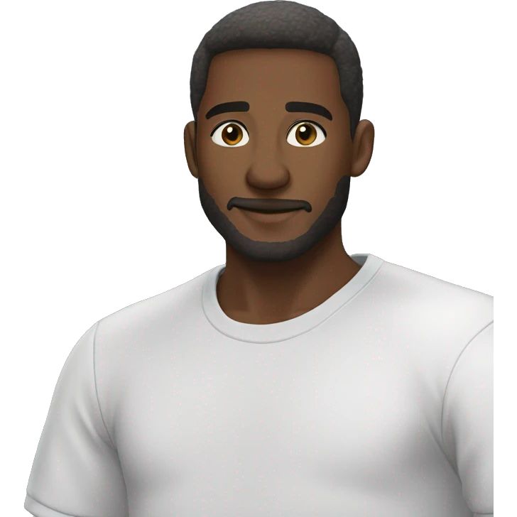 pleasant smile in focus emoji