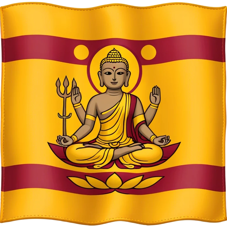 Sri Lankan Buddhist flag  emoji