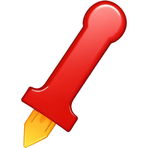 exclamation mark red emoji