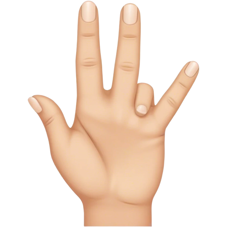 hand holding another hand’s index finger  emoji