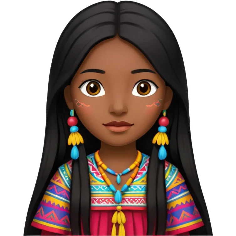 Peruvian girl emoji