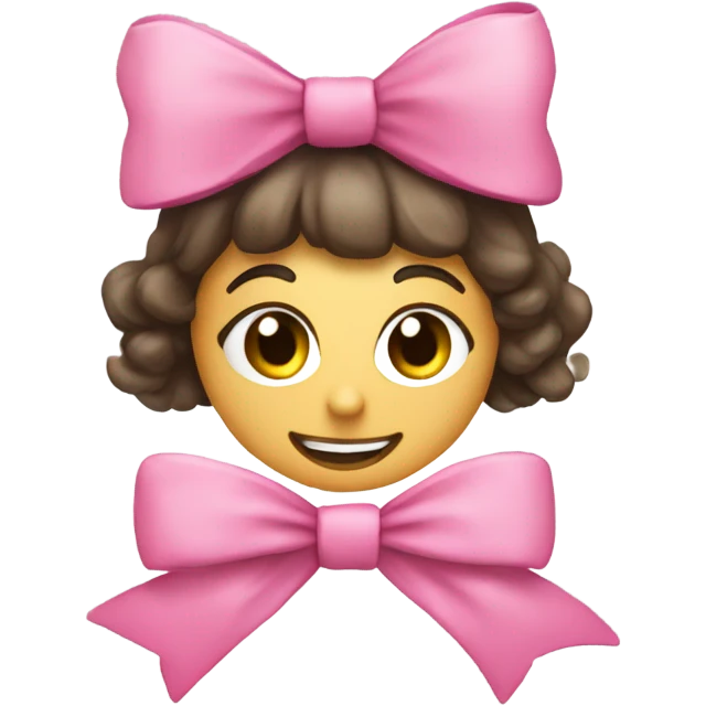 Sign saying “im just a girl” with a pink bow perched on it emoji