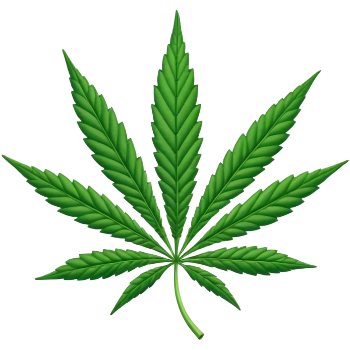 Cannabis leaf emoji