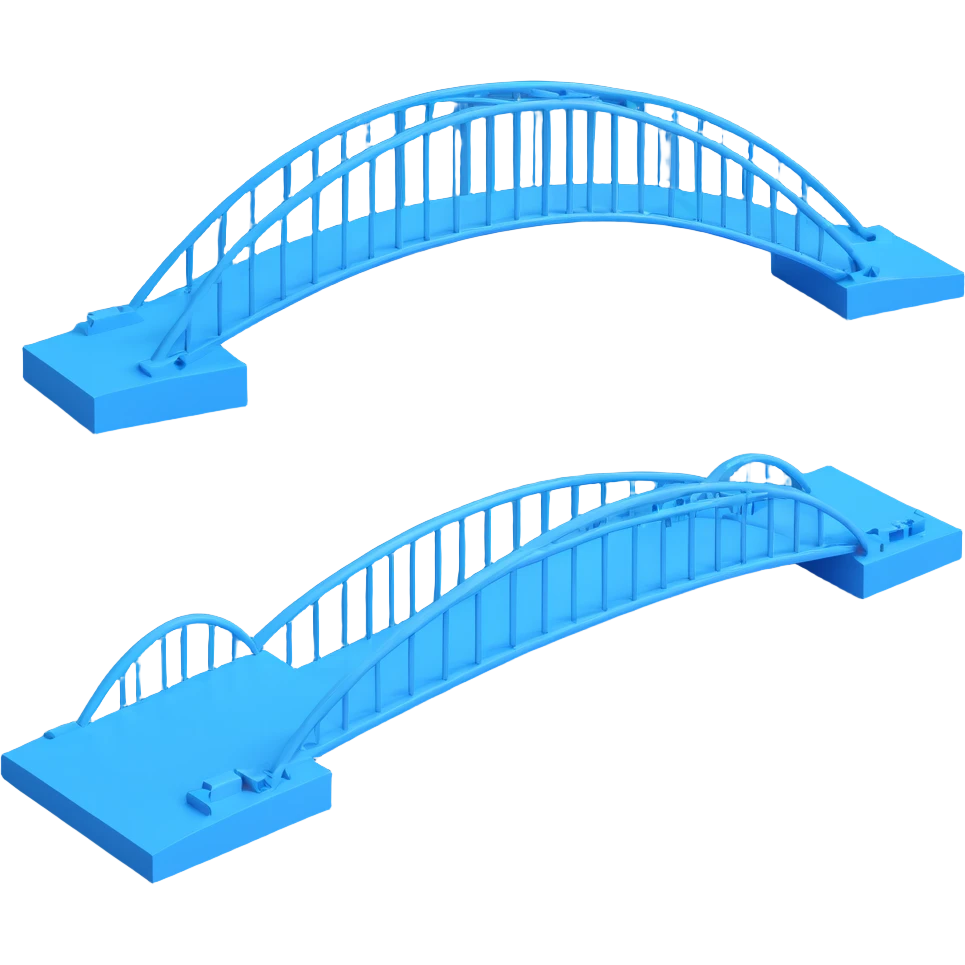 blue bridge blueprint emoji
