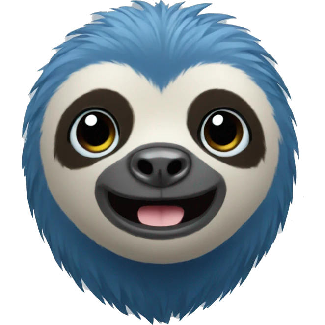 blue sloth emoji